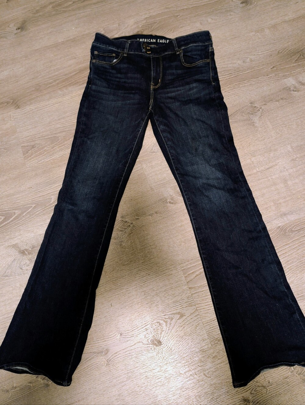 American Eagle Outfitters Dark Indigo Flare Jeans
